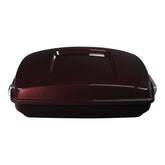 HR3 Midnight Crimson / Vivid Black 5.5" Razor Style Touring Trunk Luggage For 14-24 Touring